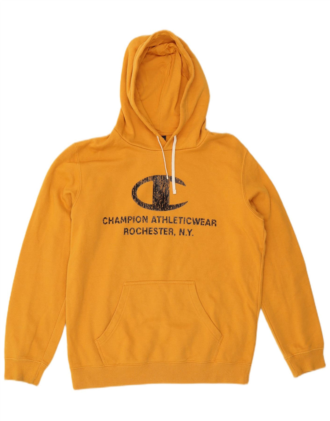 Champion Herren-Kapuzenpullover mit Grafik, mittelgelbe Baumwolle