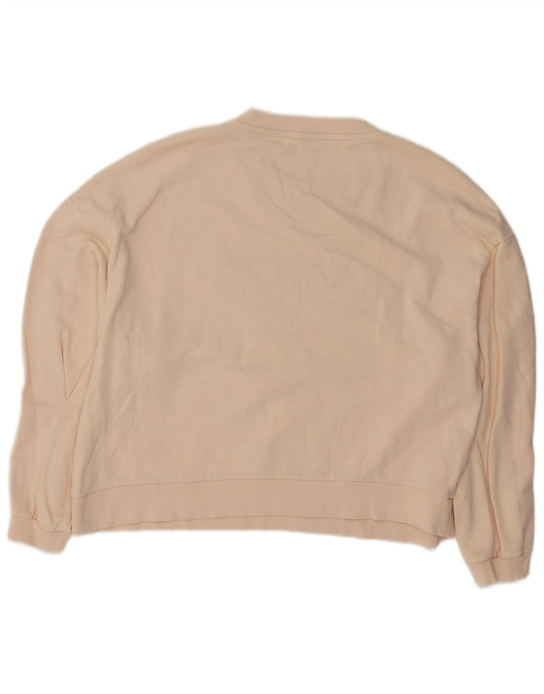 Patrizia Pepe Damen Grafik-Sweatshirt-Pullover UK 14 Large Beige Baumwolle