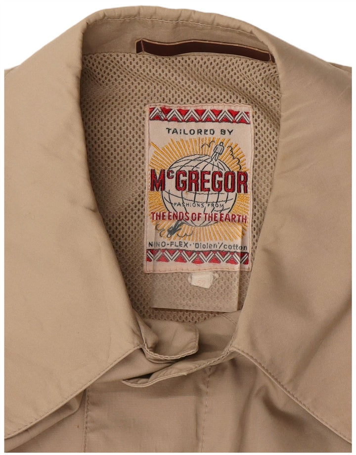 MC Gregor Herren Bomberjacke UK 42 XL Beige Baumwolle