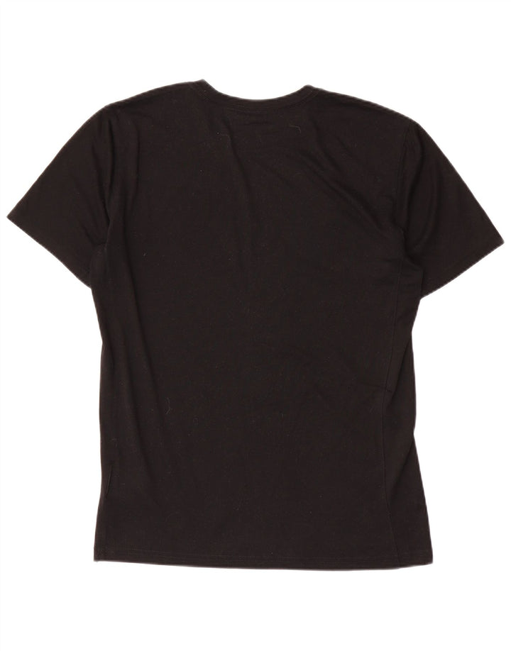 Nike Herren Dri Fit Graphic T-Shirt Top Small Schwarz Polyester