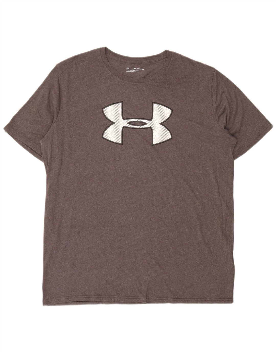 Under Armour Herren Grafik T-Shirt Top 2XL Grau Baumwolle
