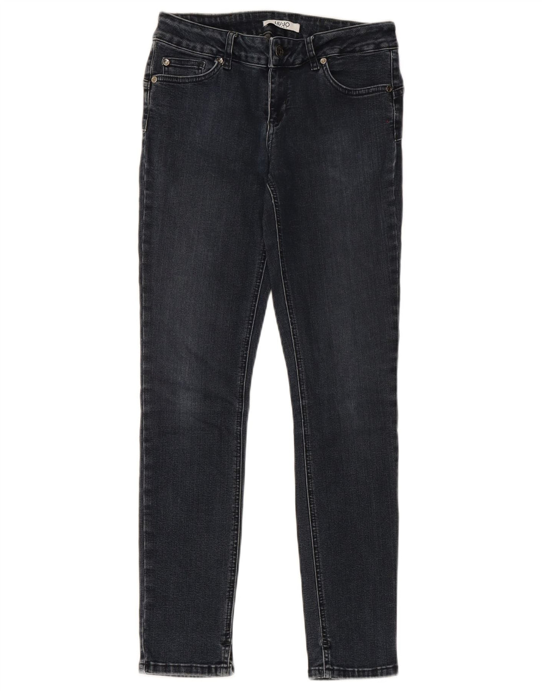 Liu Jo Damen Slim Jeans W28 L29 Marineblau