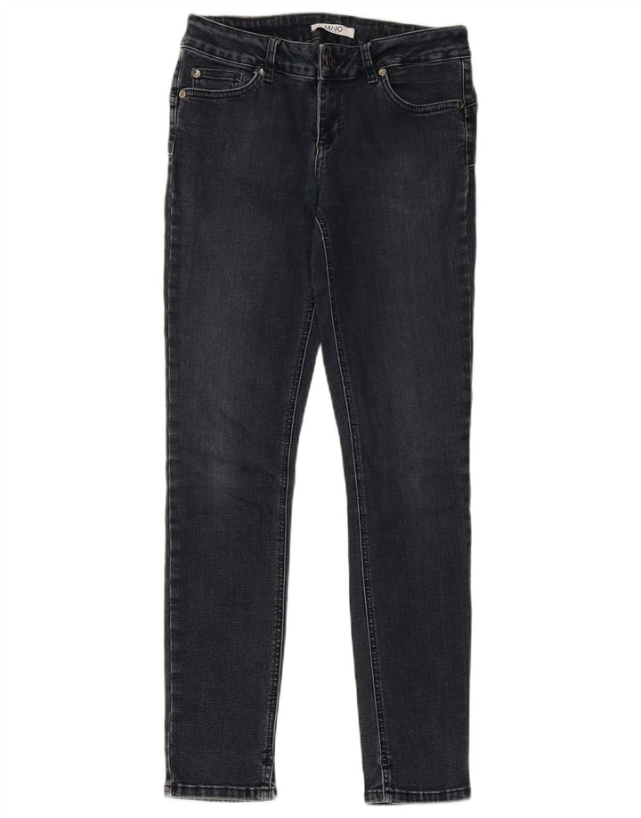 Liu Jo Damen Slim Jeans W28 L29 Marineblau