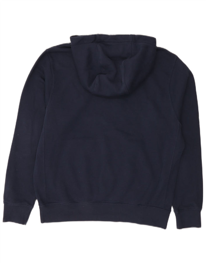 Nike Herren-Hoodie-Pullover aus Baumwolle in mittlerem Marineblau