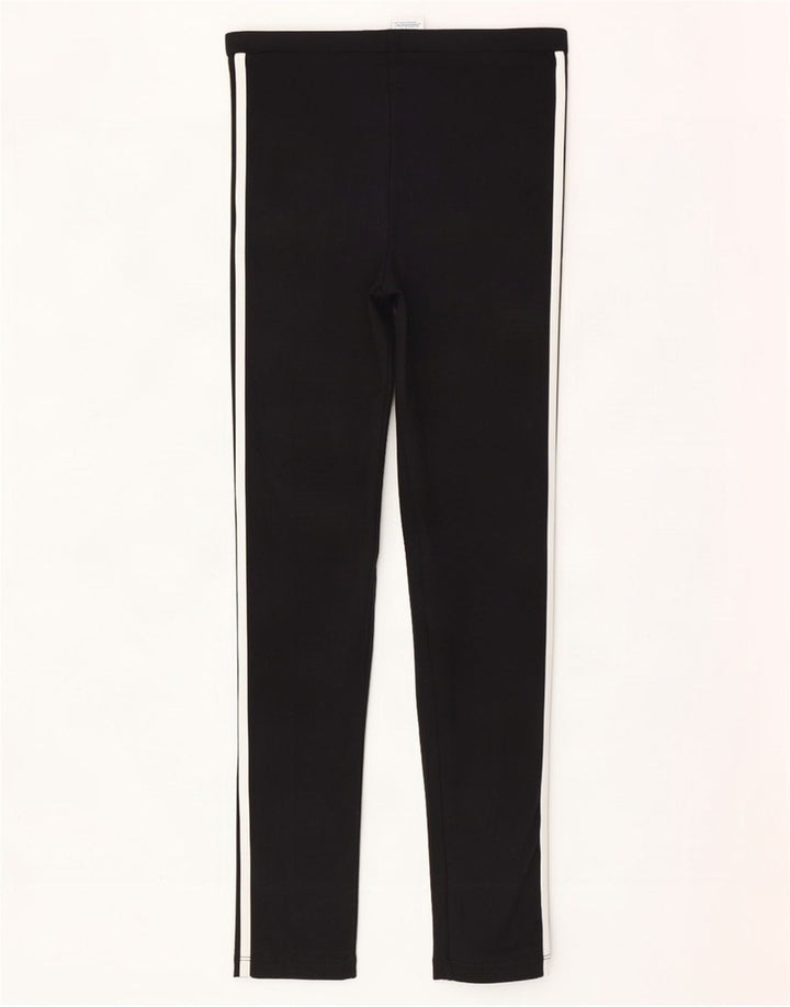 Adidas Damen Leggings UK 8 Small Schwarz
