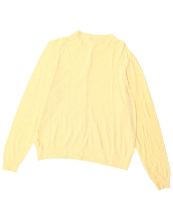 Marks & Spencer Damen-Cardigan-Pullover UK 16 Large Gelbe Viskose