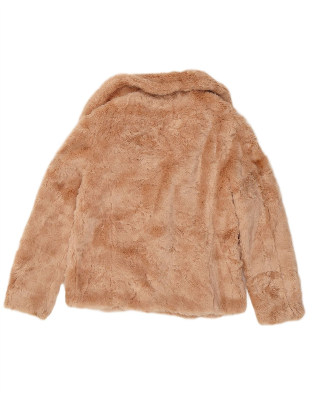 Oasis Damen Kunstpelzjacke UK 14 Mittelrosa Acryl