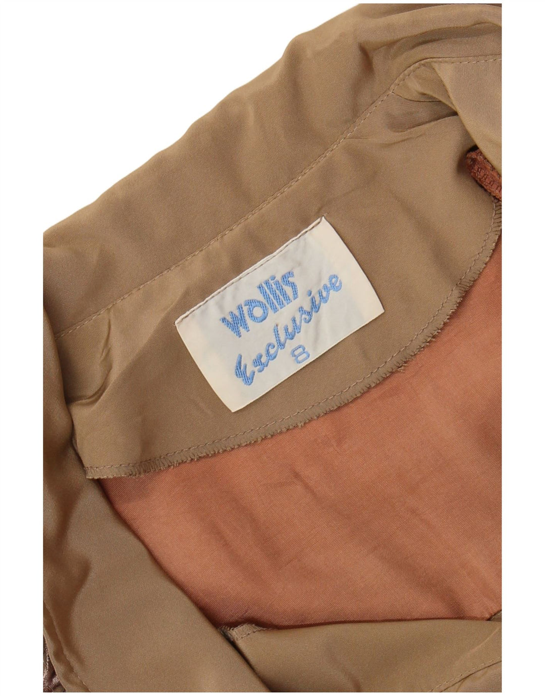 WALLIS Damen Langarm-Maxikleid US 8 Medium Beige