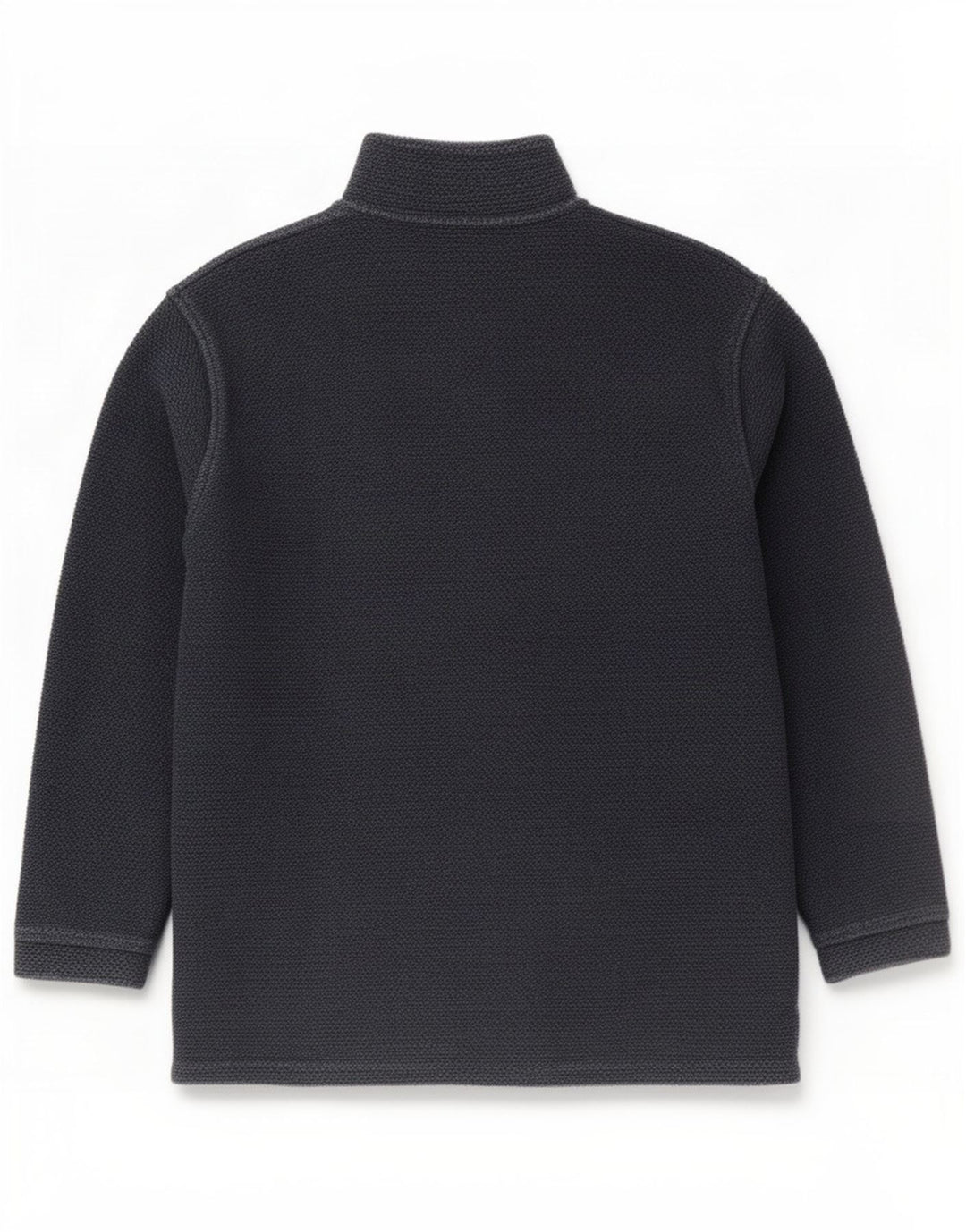 Weird Fish Herren-Sweatshirt mit Reißverschluss am Hals, groß, marineblau, Baumwolle
