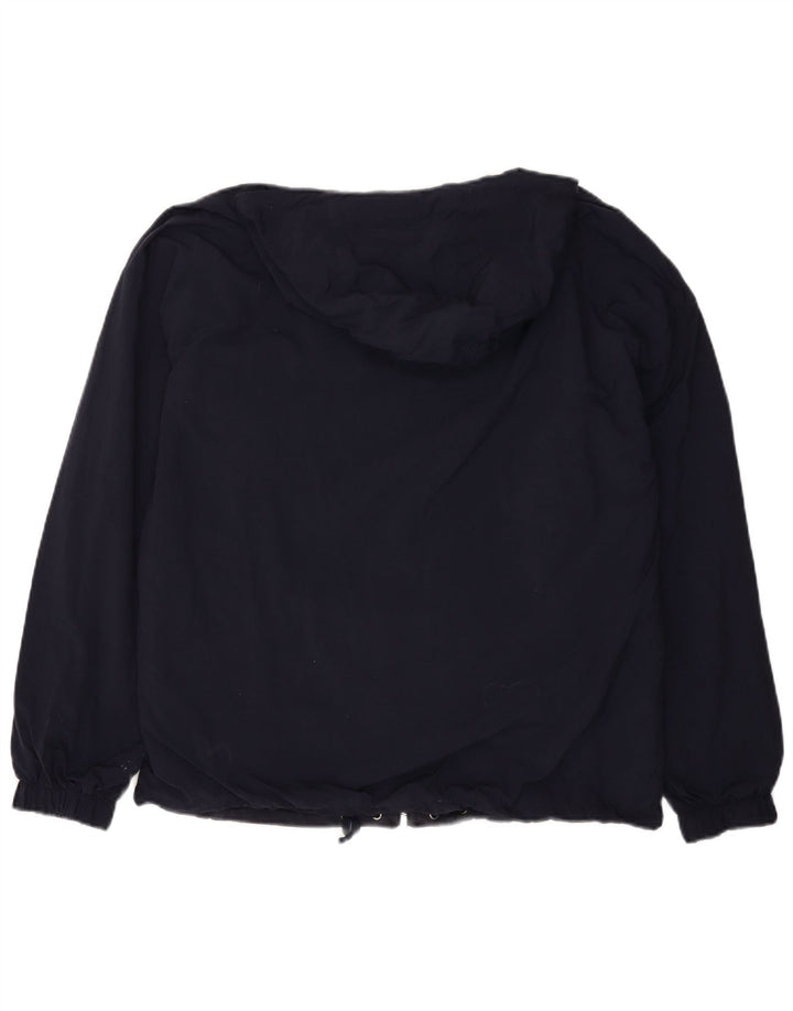 FILA Herren Kapuzen-Wendejacke IT 50 Large Marineblau Farbblock