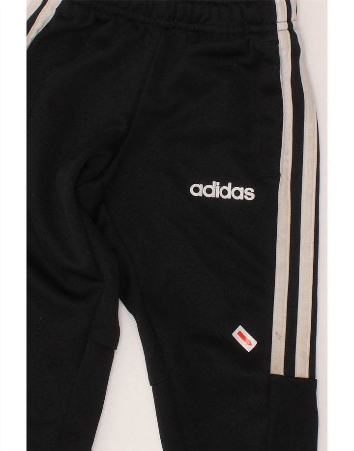 ADIDAS Boys Tracksuit Trousers 3-4 Years  Black