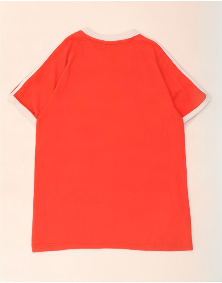 Adidas Herren T-Shirt Top Mittelrote Baumwolle