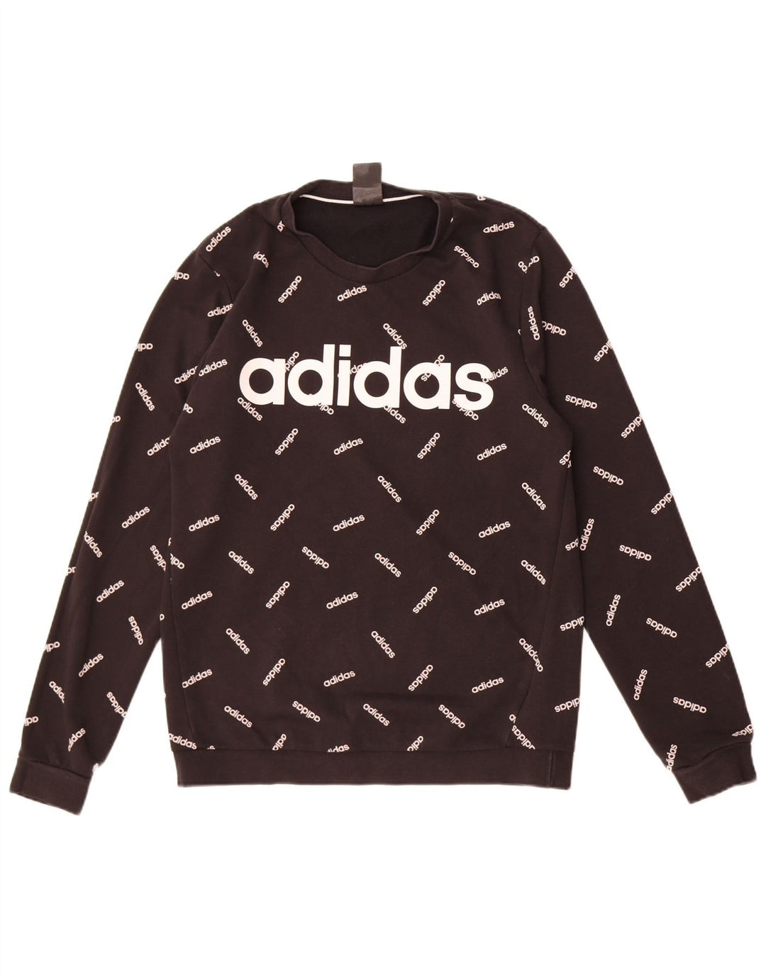Adidas Herren Grafik-Sweatshirt-Pullover, mittelschwarz, Baumwolle