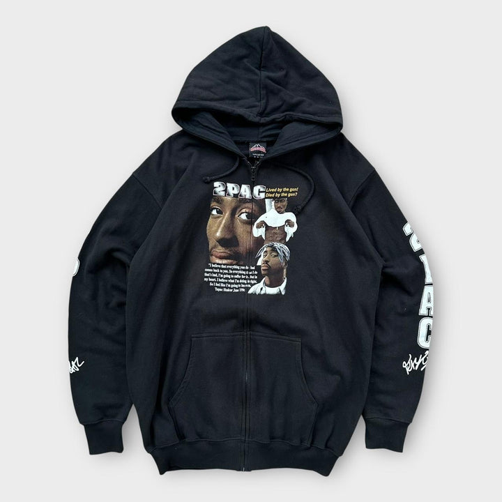 Y2K Tupac Kapuzenpullover - XL