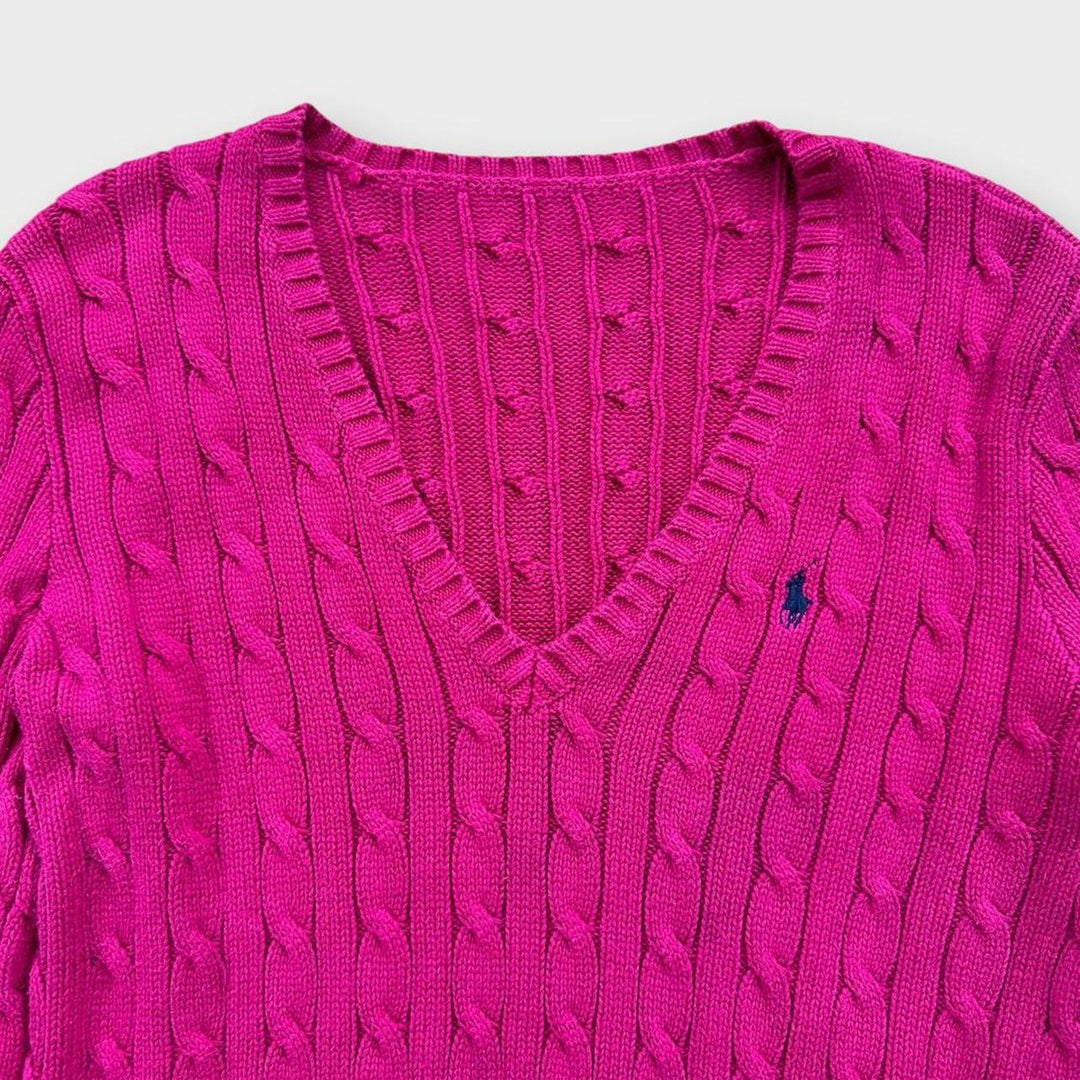 Ralph Lauren Zopfstrickpullover – Medium
