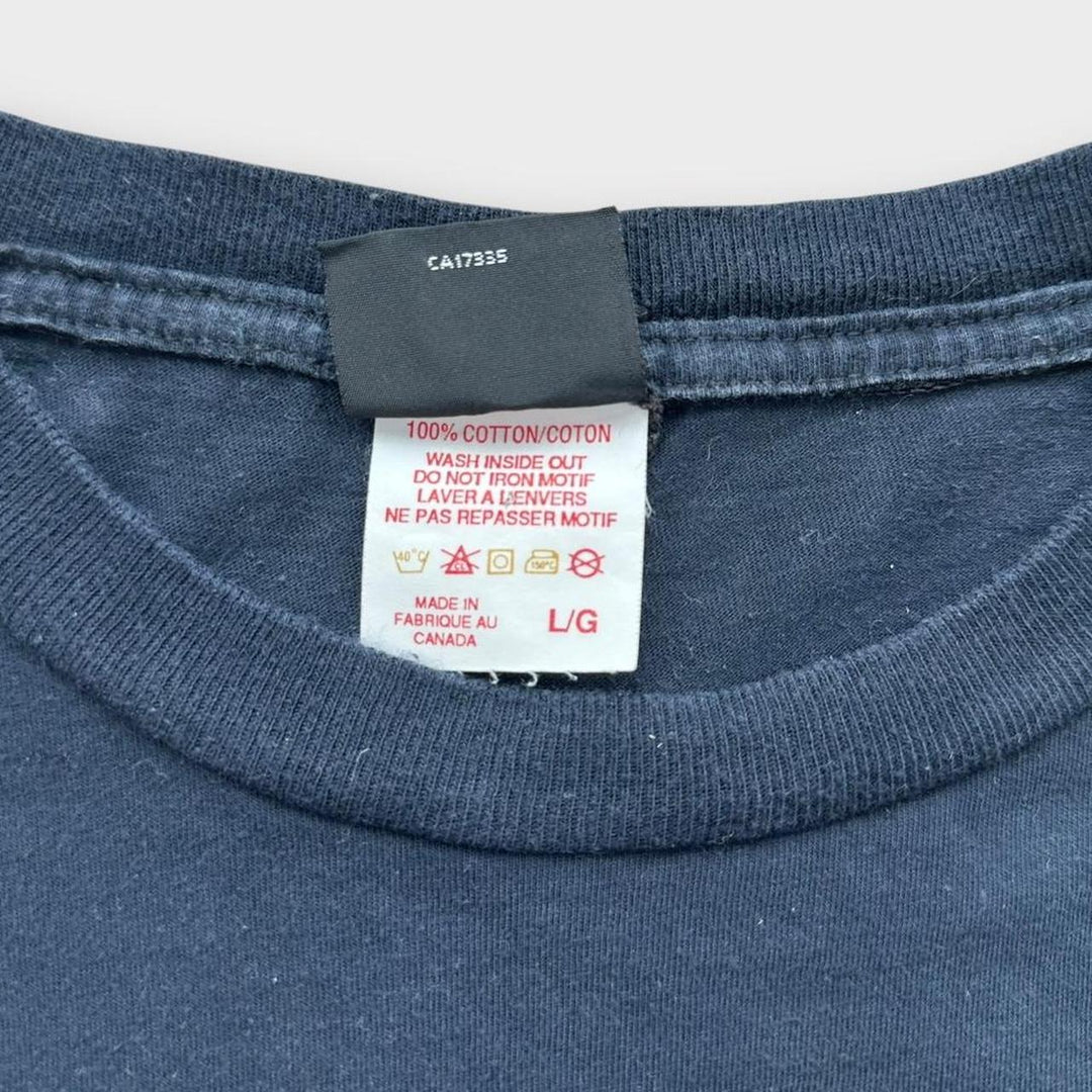 Y2K Grafik-T-Shirt über dem Rand – groß