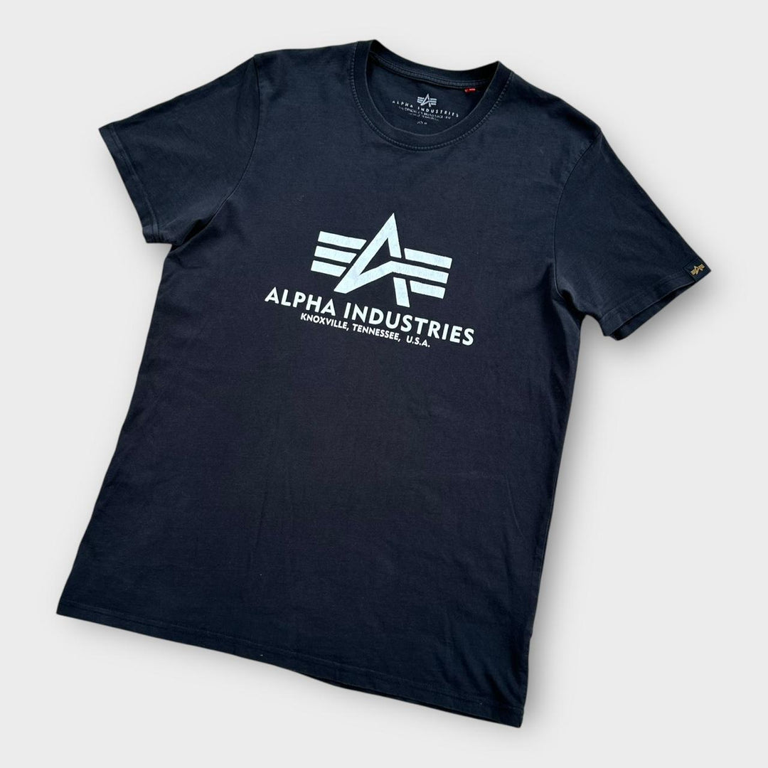 Alpha Industries Grafik-T-Shirt – mittelgroß