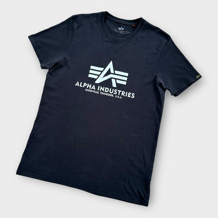 Alpha Industries Grafik-T-Shirt – mittelgroß