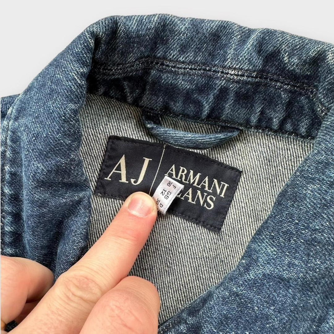 Armani Jeans Jeansjacke – uk12 (MESSUNGEN PRÜFEN)