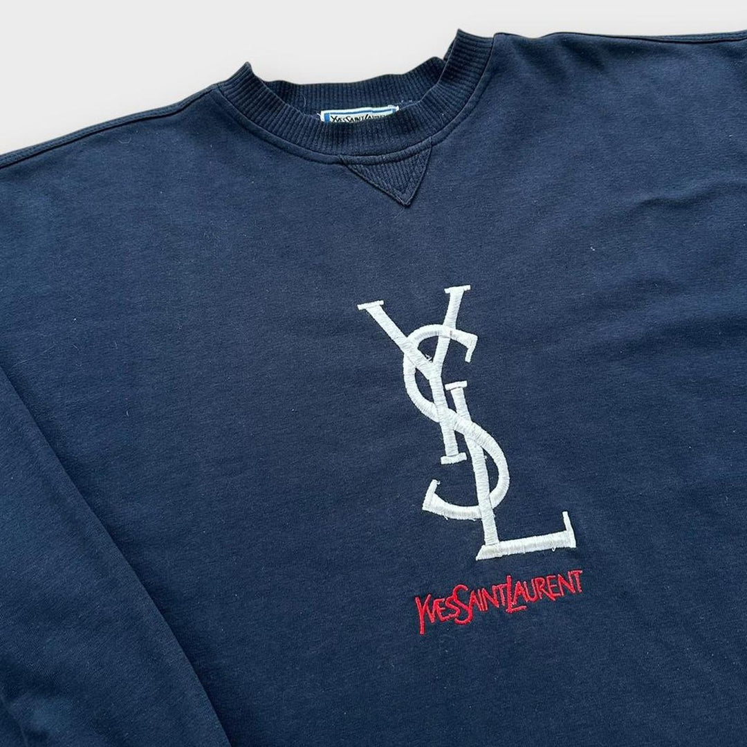 YSL-Sweatshirt mit Spruch – XL