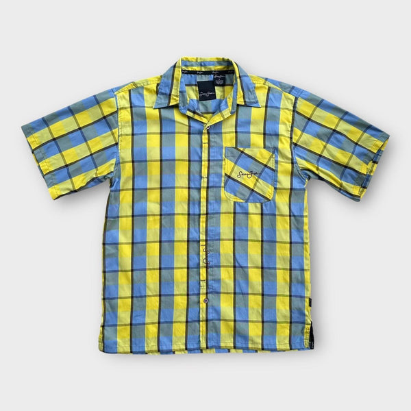 Vintage Sean John Kurzarmshirt – groß (passt wie ein Baggy XL)