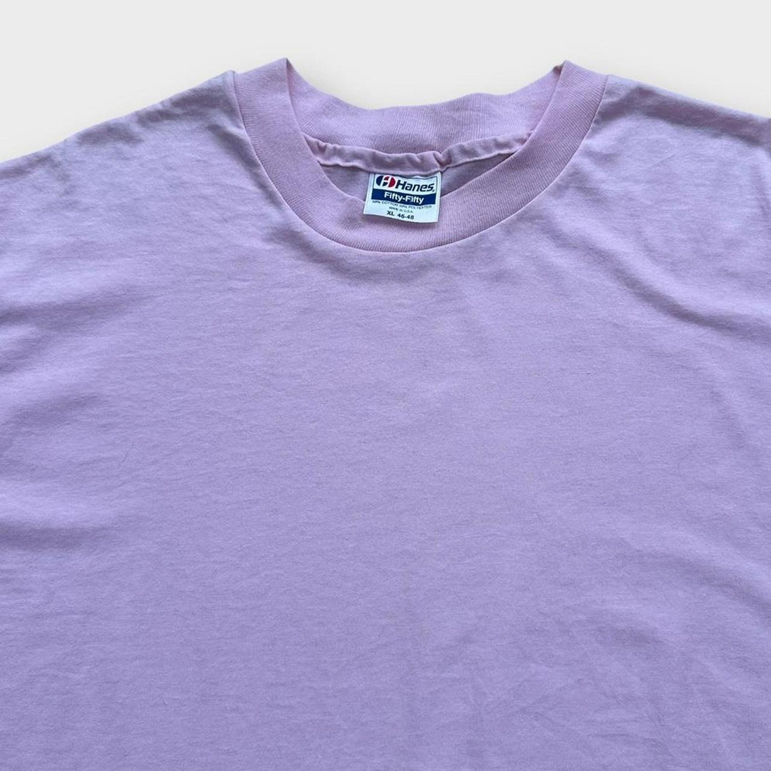 Vintage Single Stitch Blanko-T-Shirt - XL