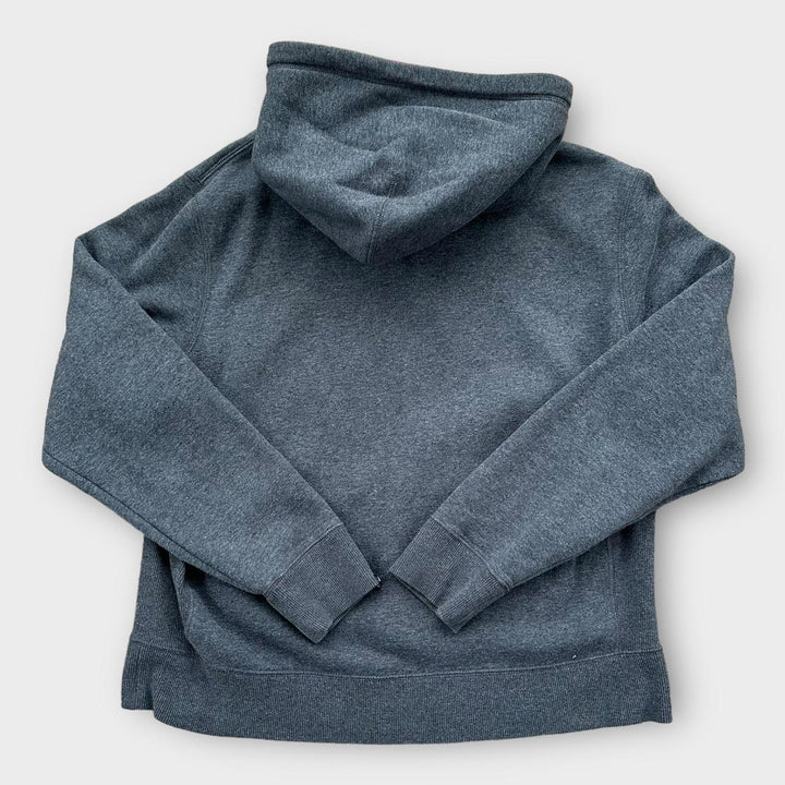 Nike Swoosh-Kapuzenpullover in Grau – Medium