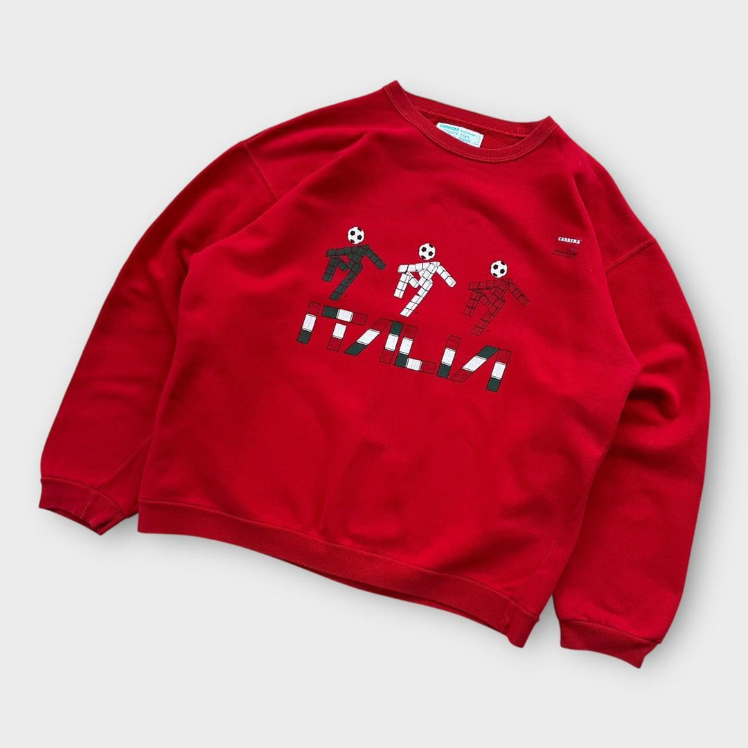 Vintage Italia 90 Carrera Sweatshirt - groß (kastenförmig)
