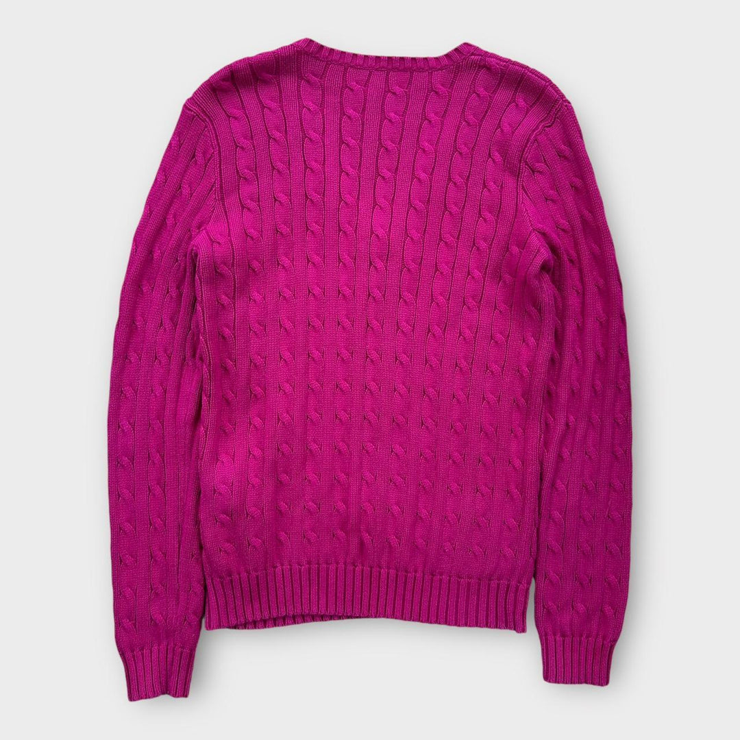 Ralph Lauren Zopfstrickpullover – Medium