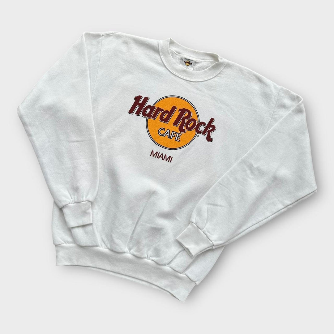 Vintage-Hardrock-Café-Sweatshirt – mittelgroß
