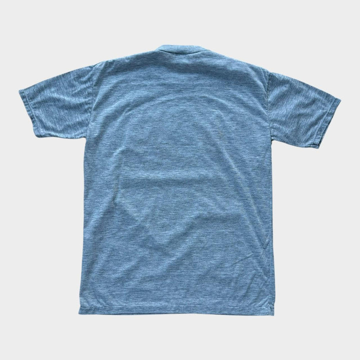 Vintage 80er Jahre Rangers Fußball-Grafik-T-Shirt – groß (passt wie ein Medium)