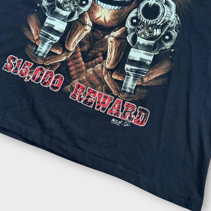 T-Shirt mit Totenkopf-Grafik – XL