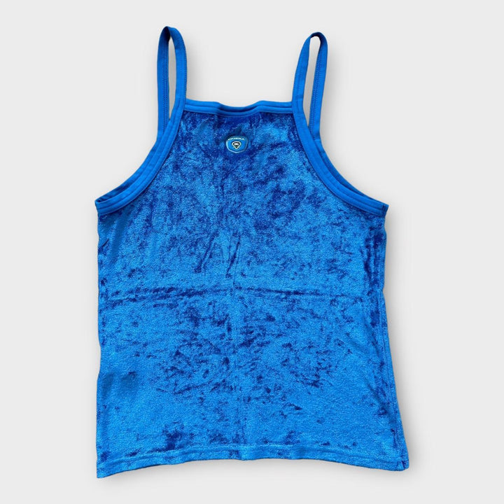 Y2K O'Neil Velours-Cami-Top – Groß