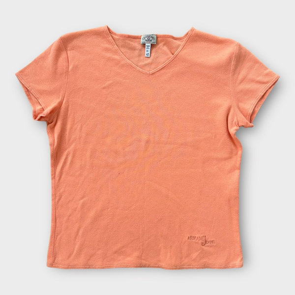 Y2K Armani Jeans-T-Shirt – UK16