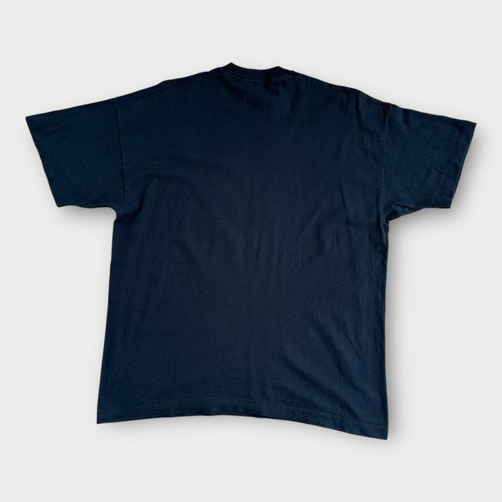 Vintage T-Shirt mit starker Schleife und Grafik – XL