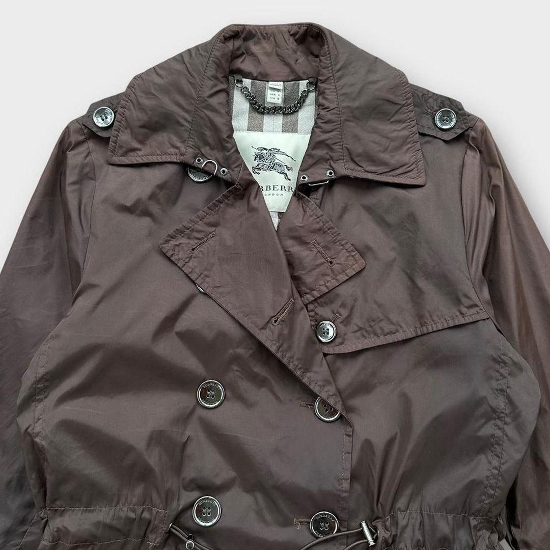 Vintage Burberry-Nylon-Trenchcoat – UK6