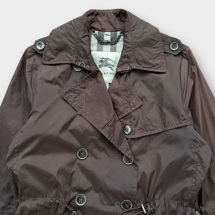 Vintage Burberry-Nylon-Trenchcoat – UK6
