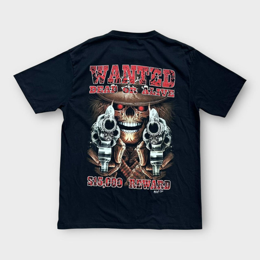 T-Shirt mit Totenkopf-Grafik – XL