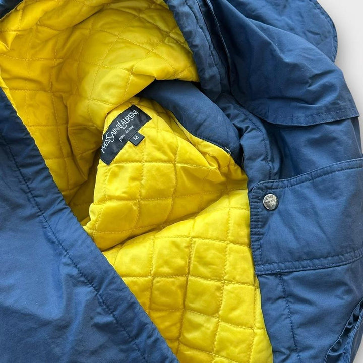 Wattierte YSL-Jacke – mittelgroß (passt wie eine große Größe)