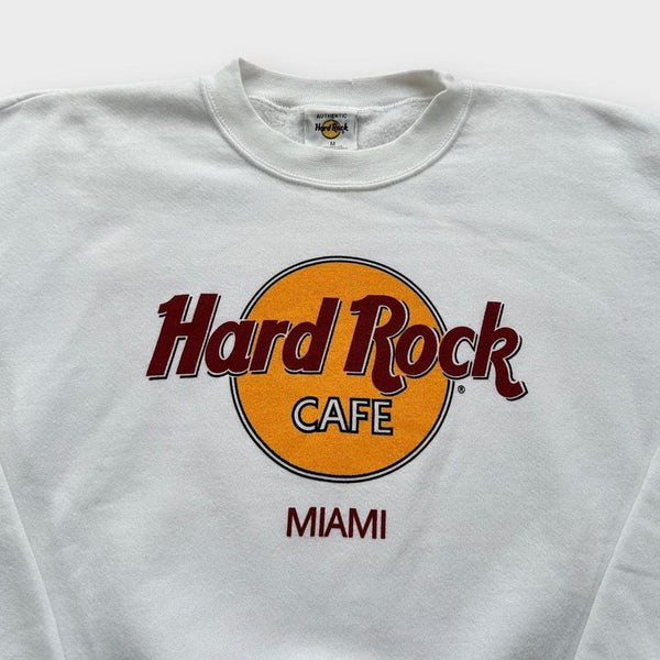 Vintage-Hardrock-Café-Sweatshirt – mittelgroß