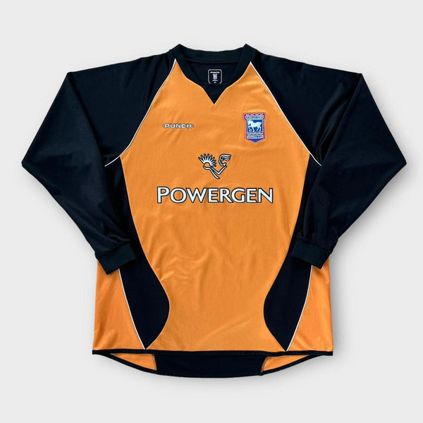 Ipswich town football shirt 2003/04 goal keeper top - XL