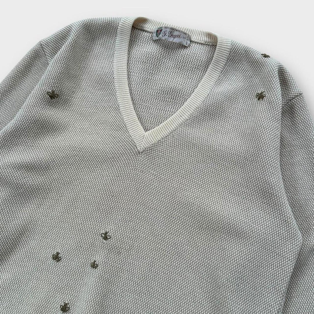 Vintage 90er Gucci Strickpullover – mittel