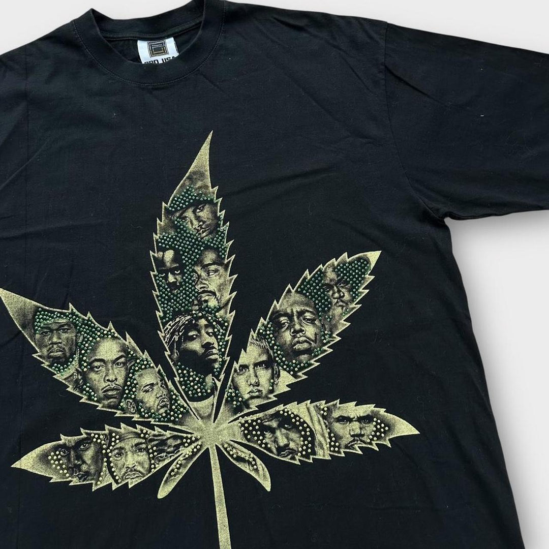 Vintage Hip-Hop Grafik-T-Shirt – XL (baggy)