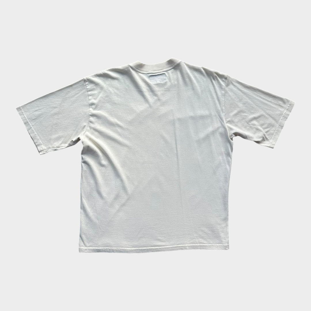 Vintage-Armani-Jeans-Grafik-T-Shirt – mittelgroß