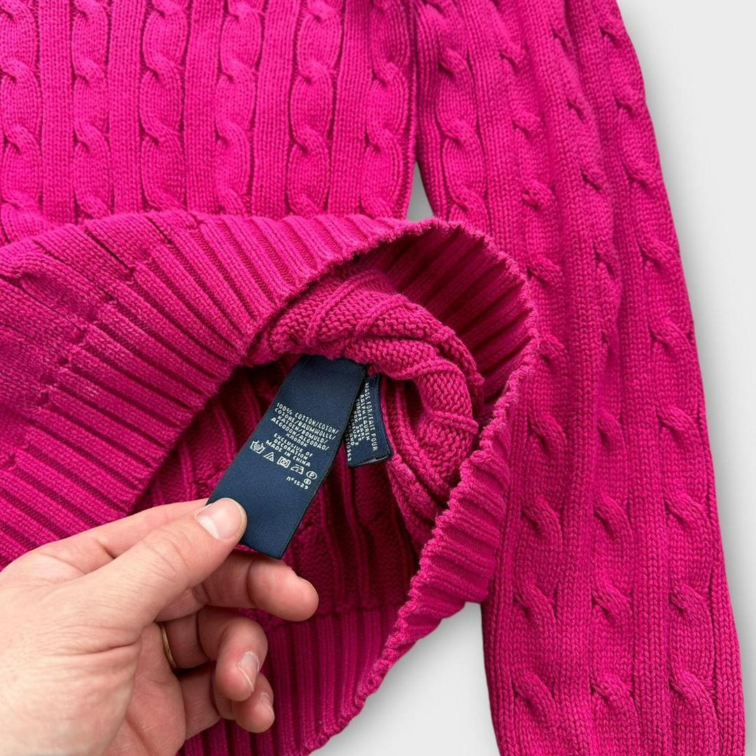Ralph Lauren Zopfstrickpullover – Medium