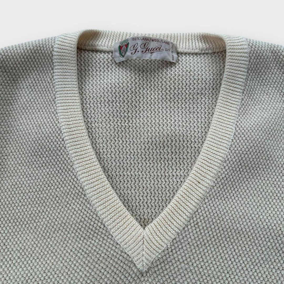 Vintage 90er Gucci Strickpullover – mittel
