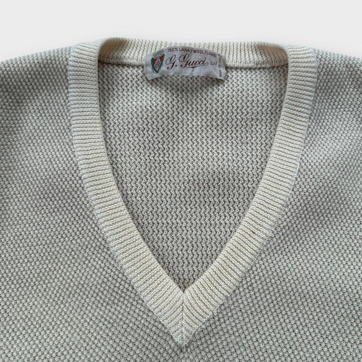 Vintage 90er Gucci Strickpullover – mittel