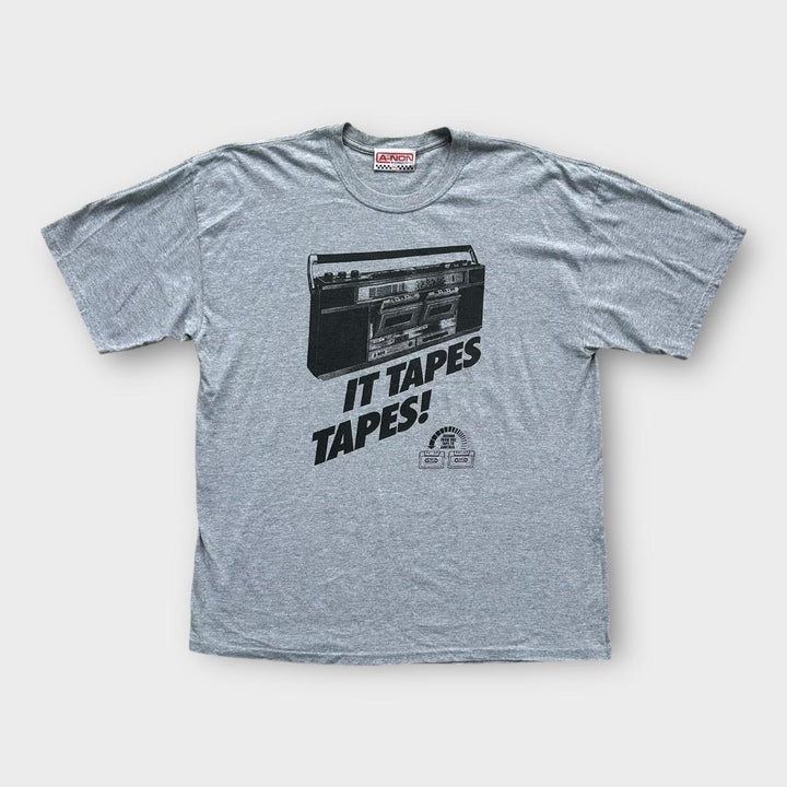 T-Shirt mit DJ-Tape-Grafik – XL
