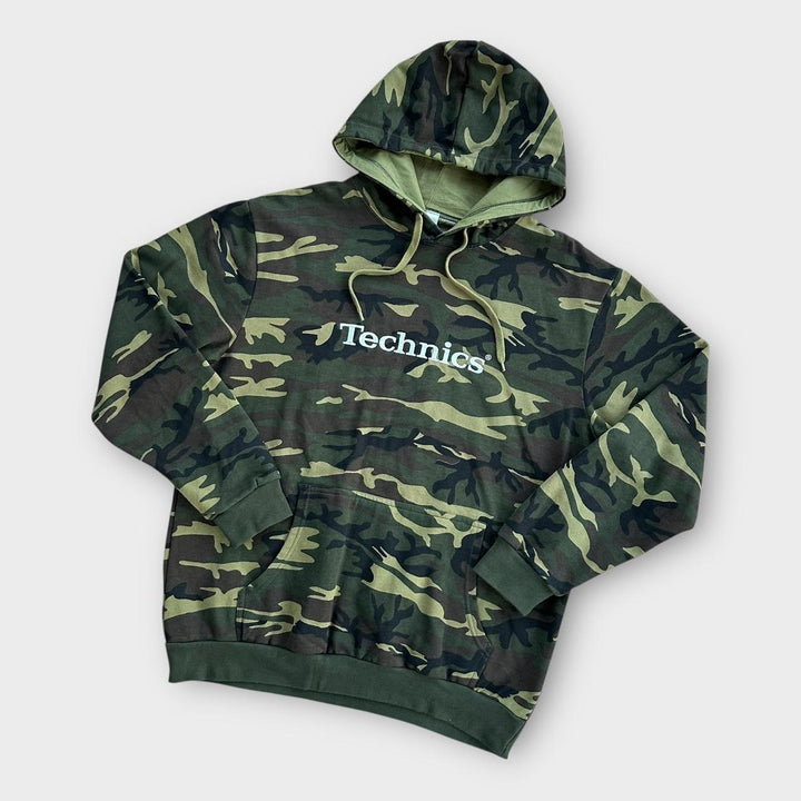 Vintage Technics DJ Kapuzenpullover – groß