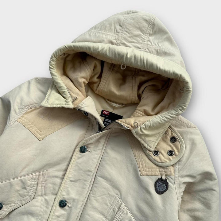 Y2K Diesel Pufferjacke – Damen XL